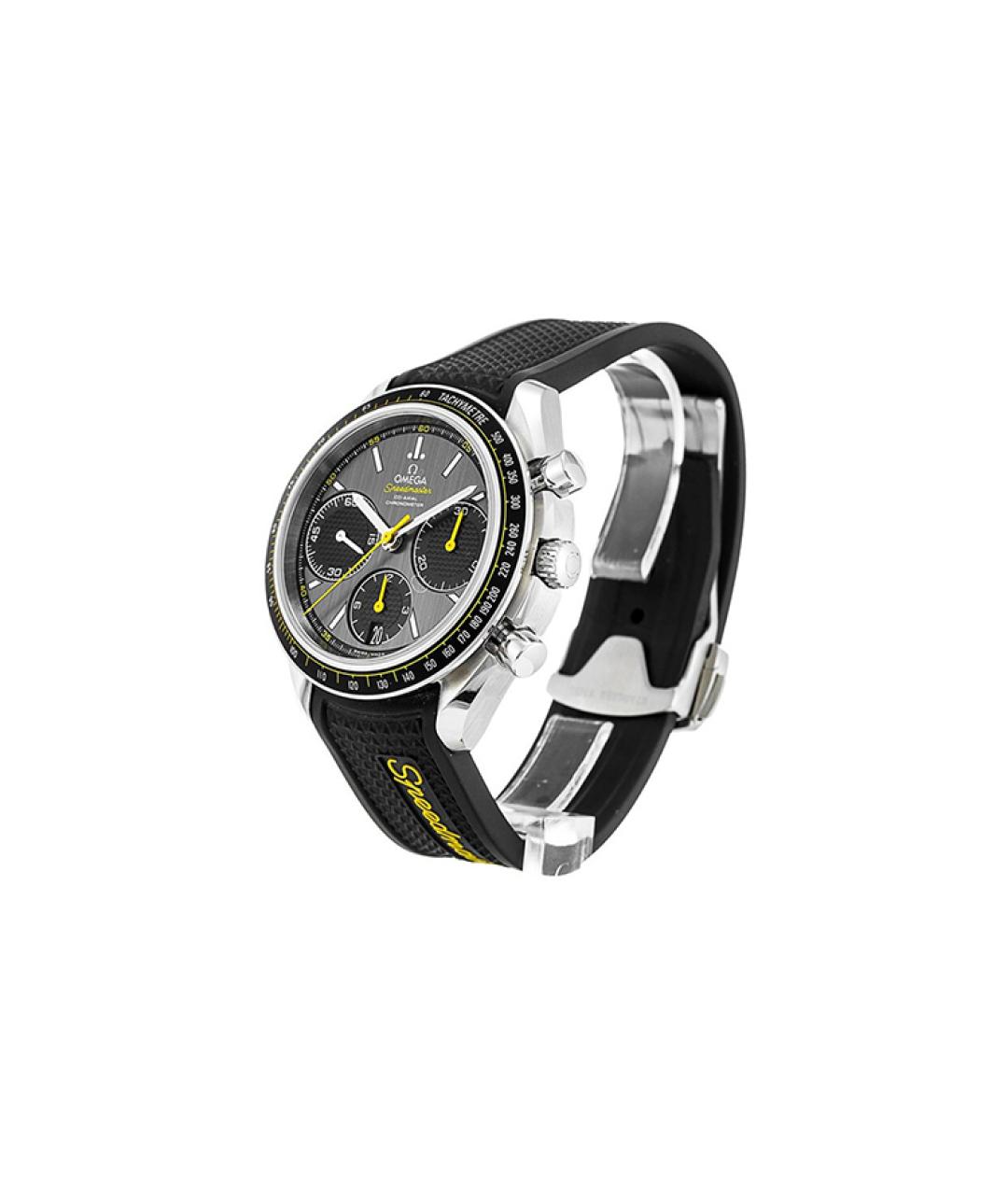 OMEGA Черные металлические часы, фото 2