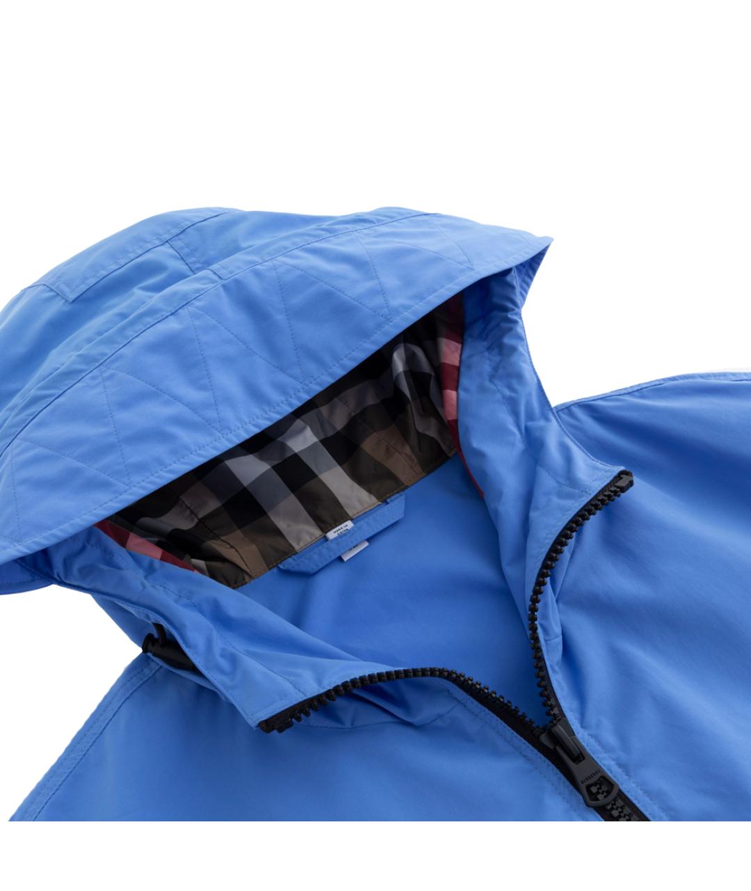 BURBERRY Голубой тренч/плащ, фото 3
