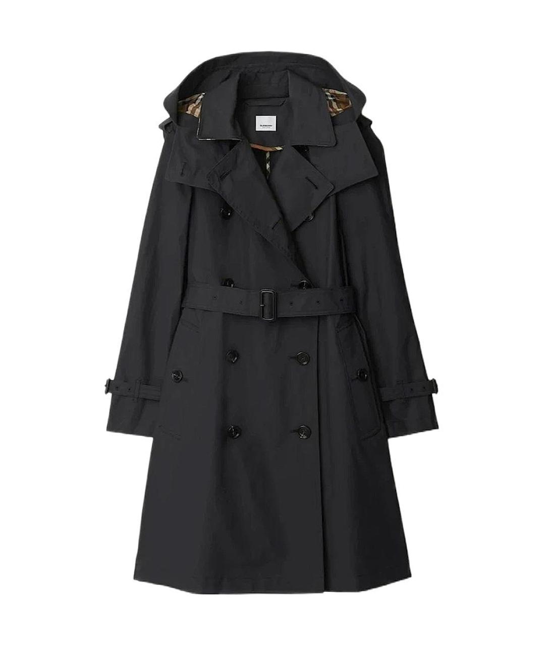 BURBERRY Черный тренч/плащ, фото 1