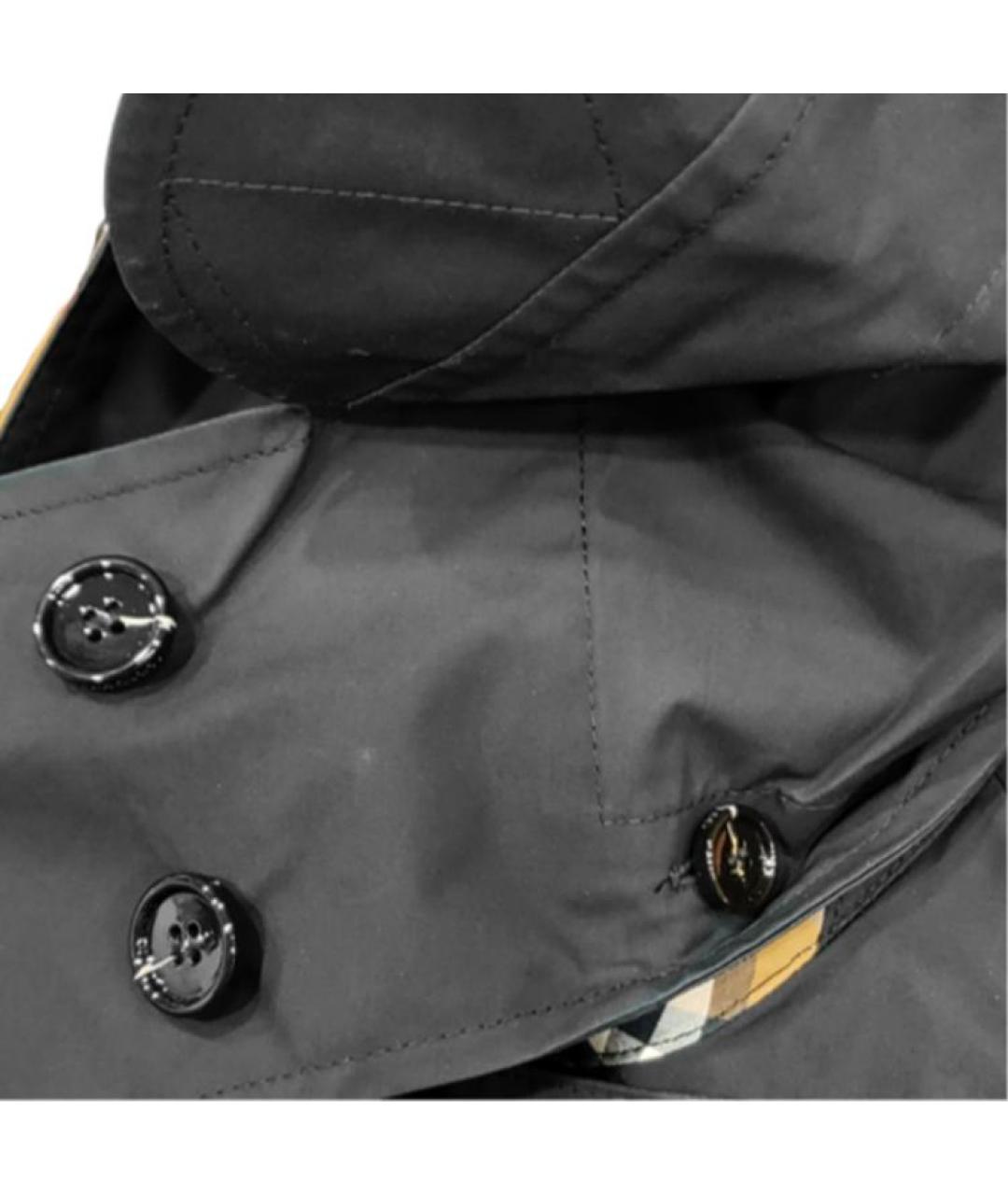 BURBERRY Черный тренч/плащ, фото 4