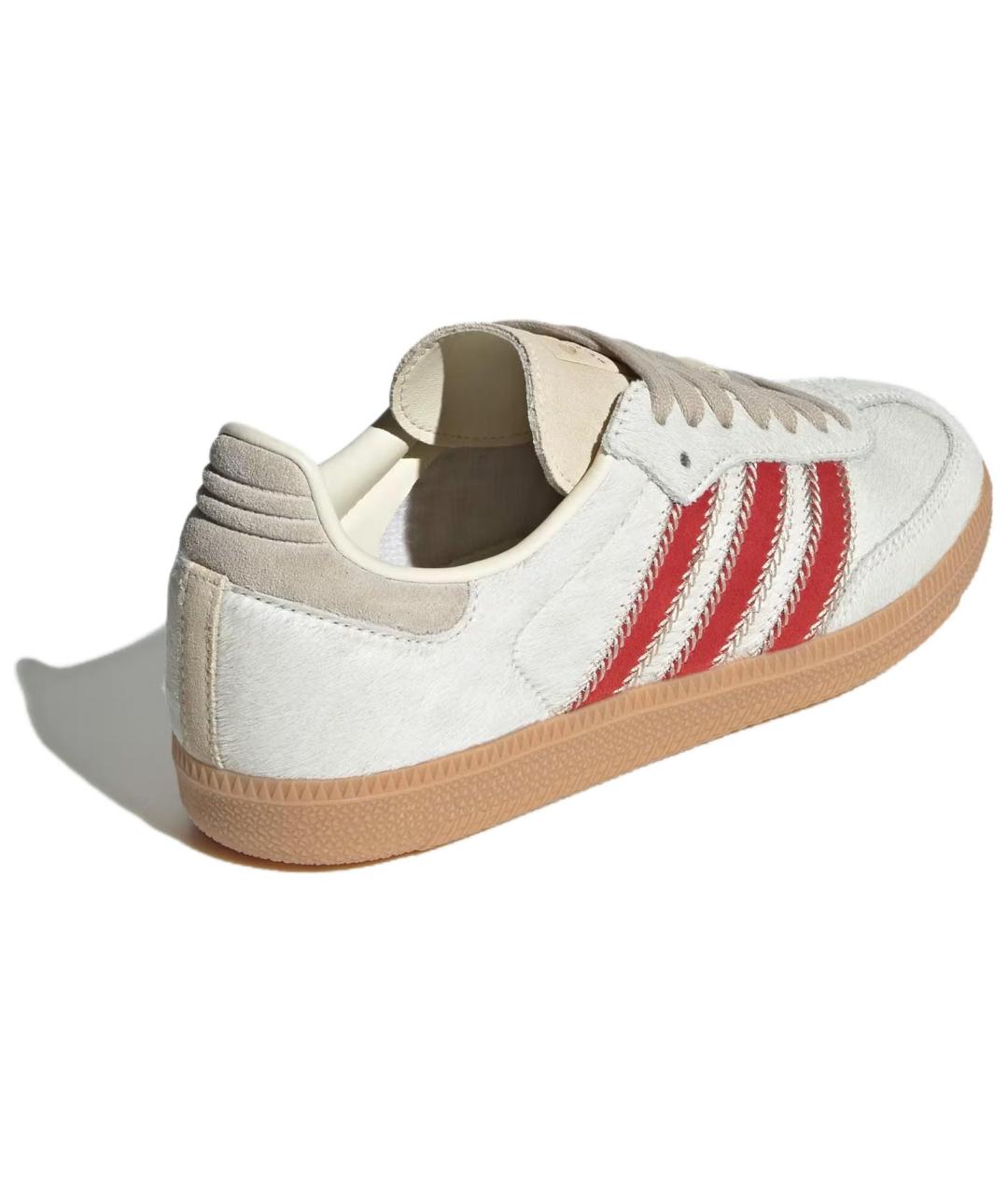 ADIDAS Бежевые кожаные кеды, фото 5