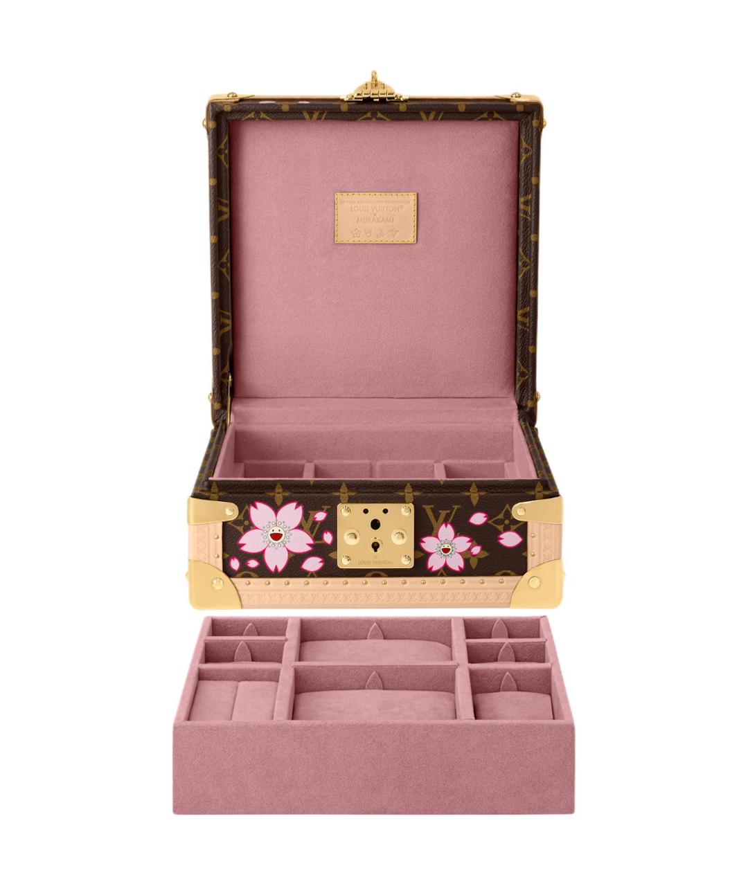 LOUIS VUITTON Коричневая косметичка, фото 5