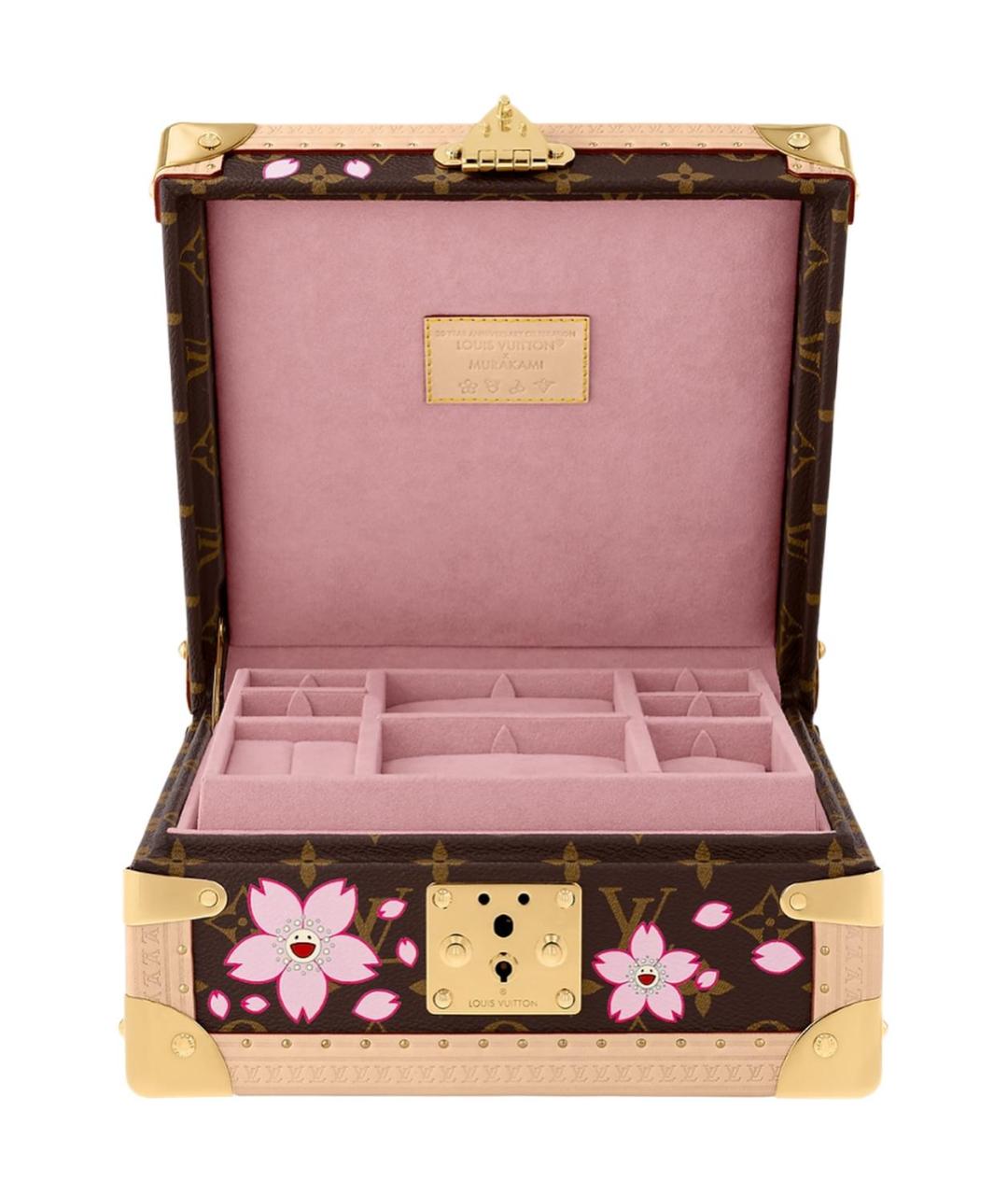 LOUIS VUITTON Коричневая косметичка, фото 4