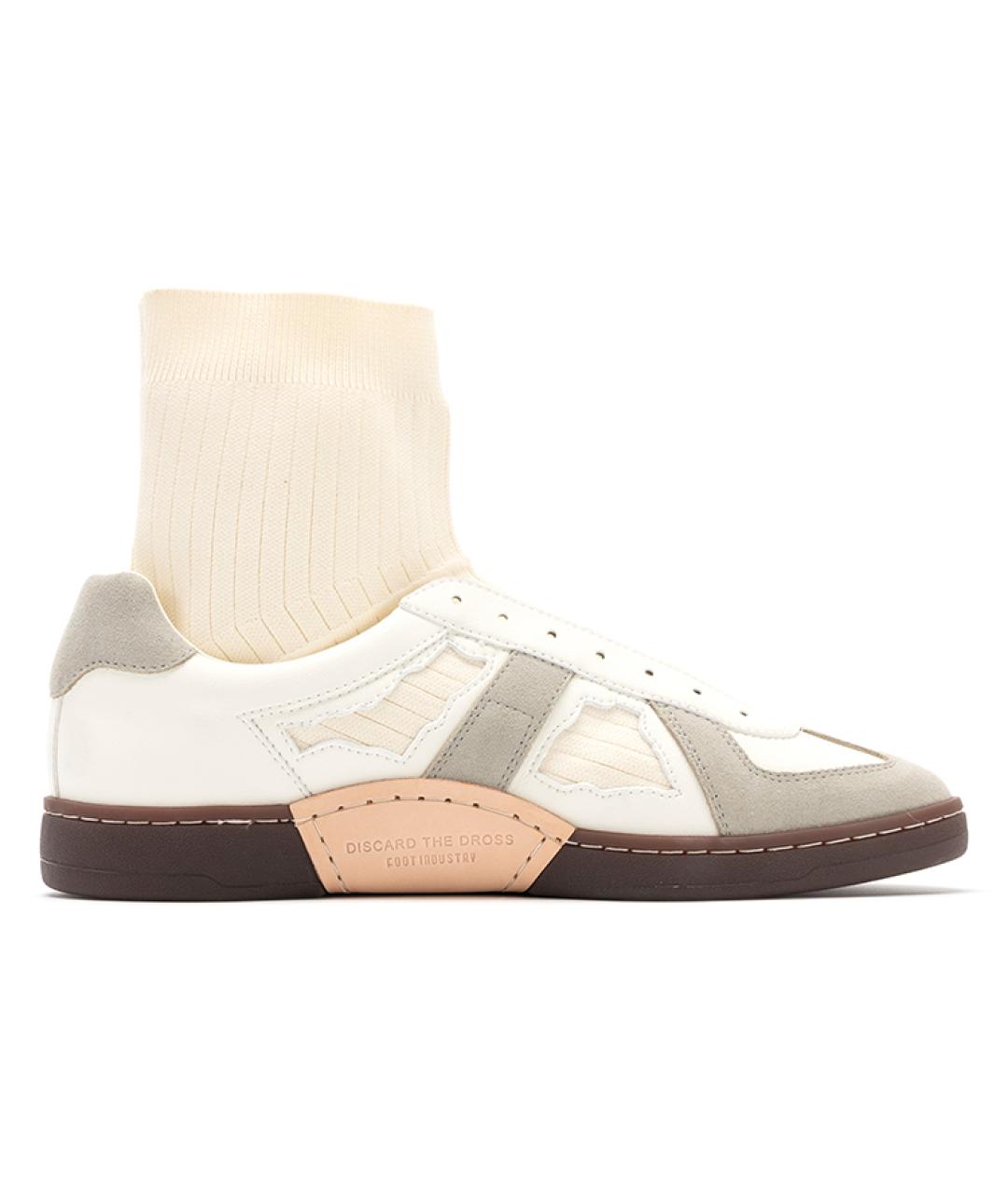 FOOT INDUSTRY Белые замшевые кеды, фото 2