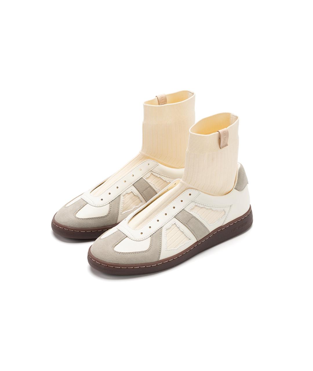 FOOT INDUSTRY Белые замшевые кеды, фото 3