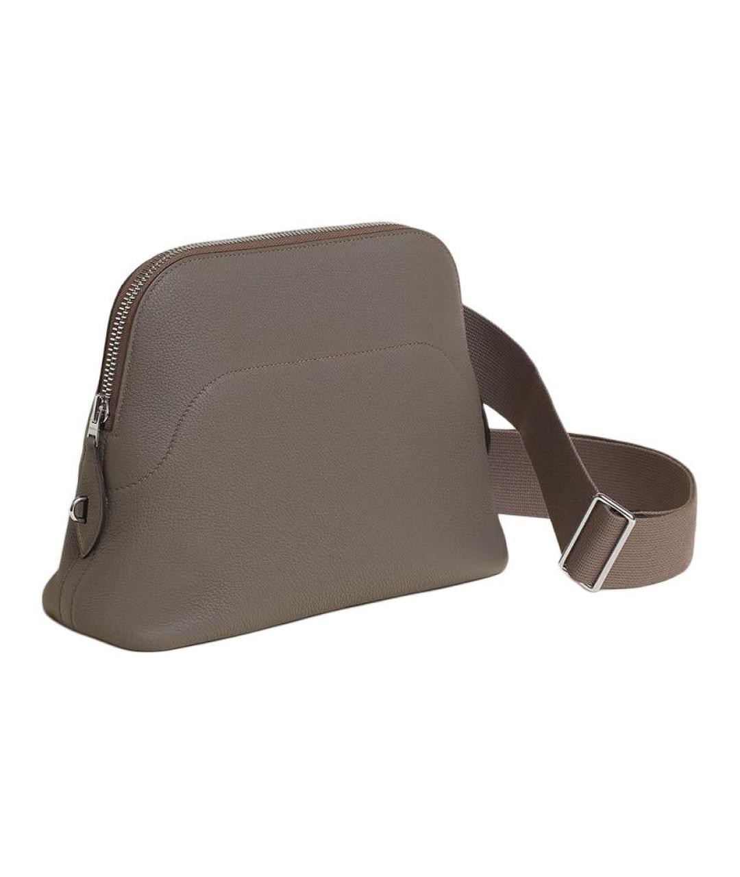 HERMES Серая сумка через плечо, фото 2