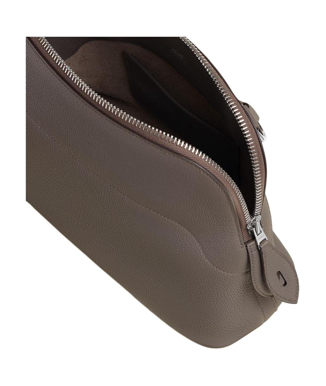 HERMES Серая сумка через плечо, фото 4