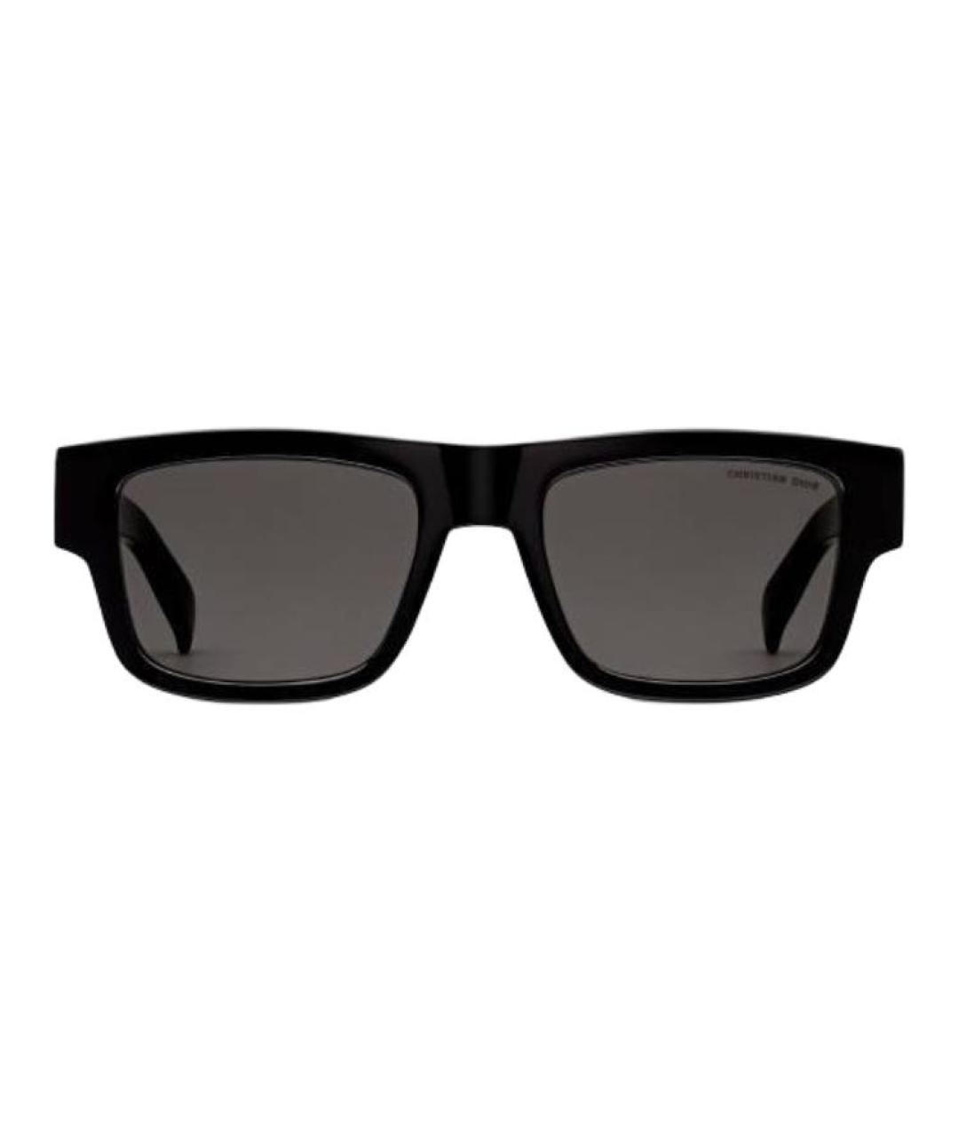 CHRISTIAN DIOR Черные пластиковые солнцезащитные очки, фото 2