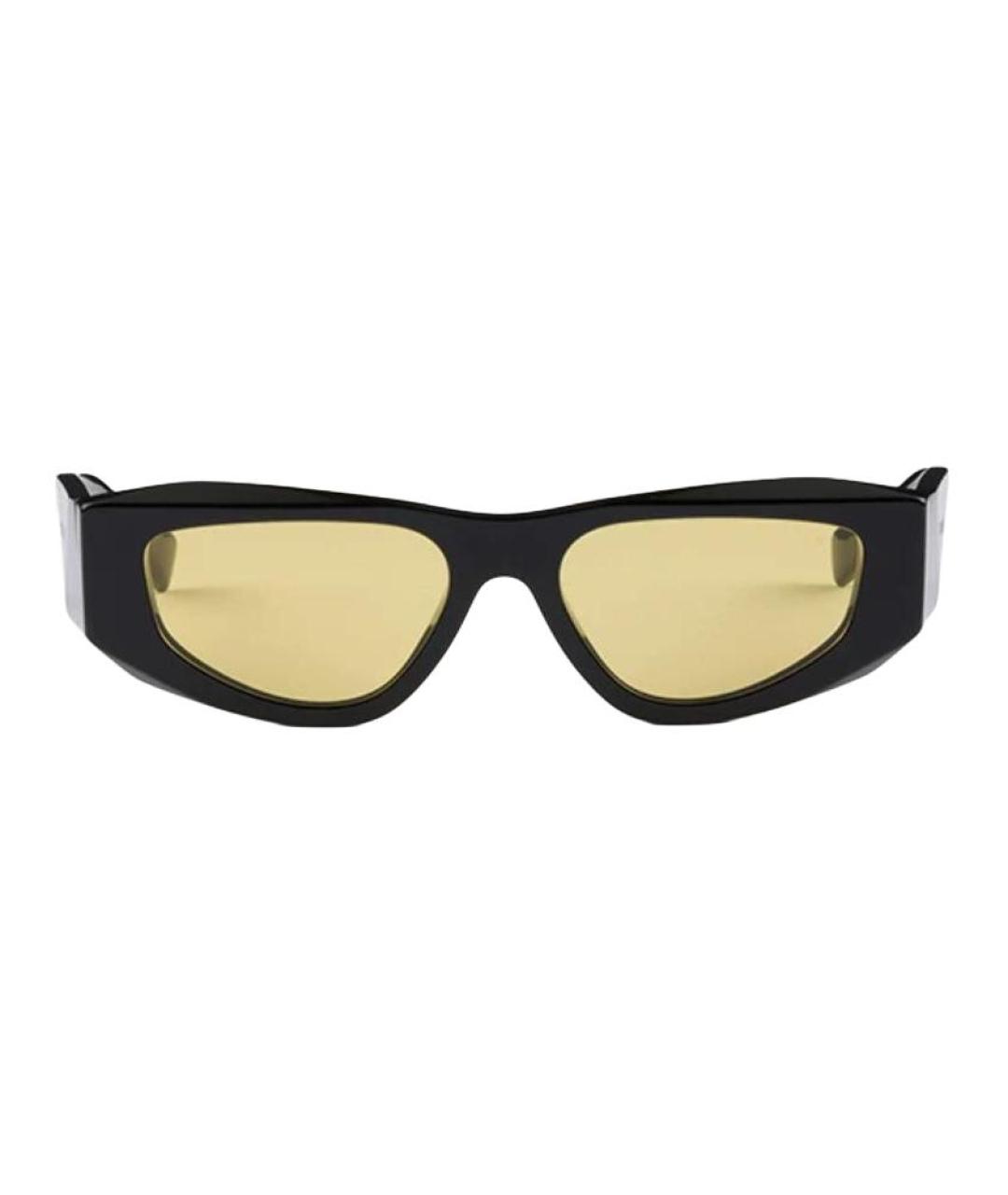 PRADA Черные пластиковые солнцезащитные очки, фото 1