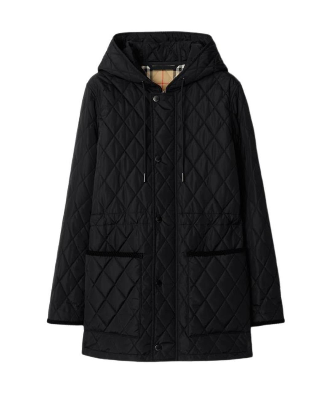 BURBERRY Черный пуховик, фото 1