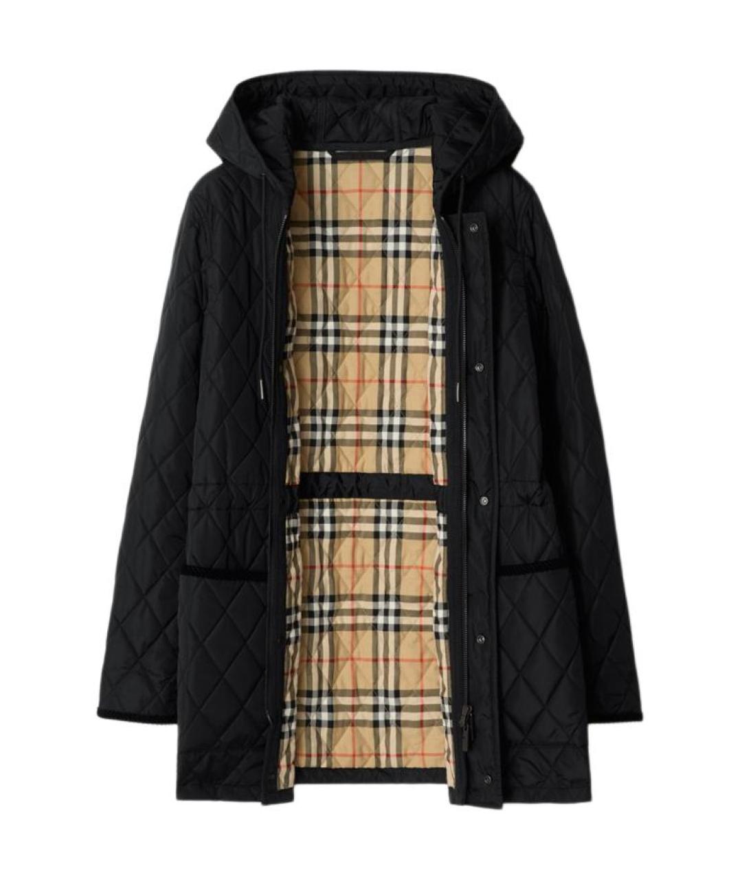 BURBERRY Черный пуховик, фото 2