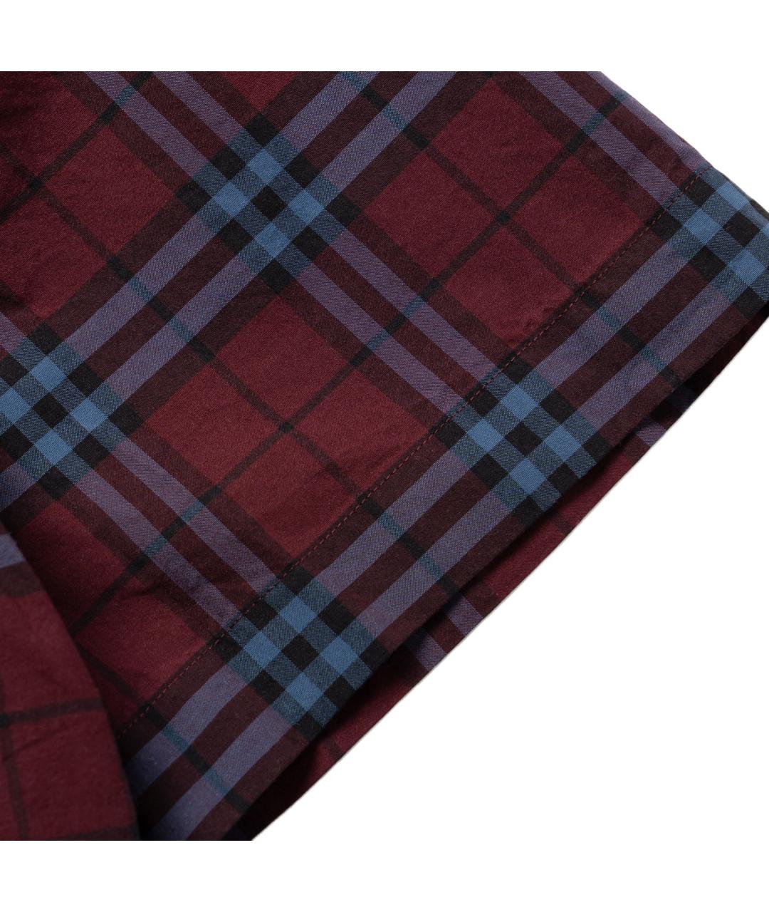 BURBERRY Красная хлопковая кэжуал рубашка, фото 9