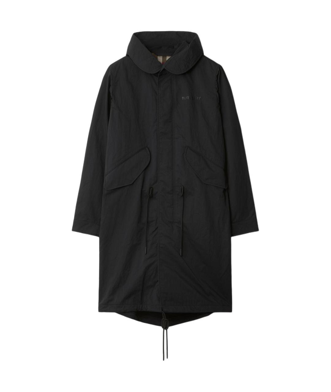 BURBERRY Черный тренч / плащ, фото 1