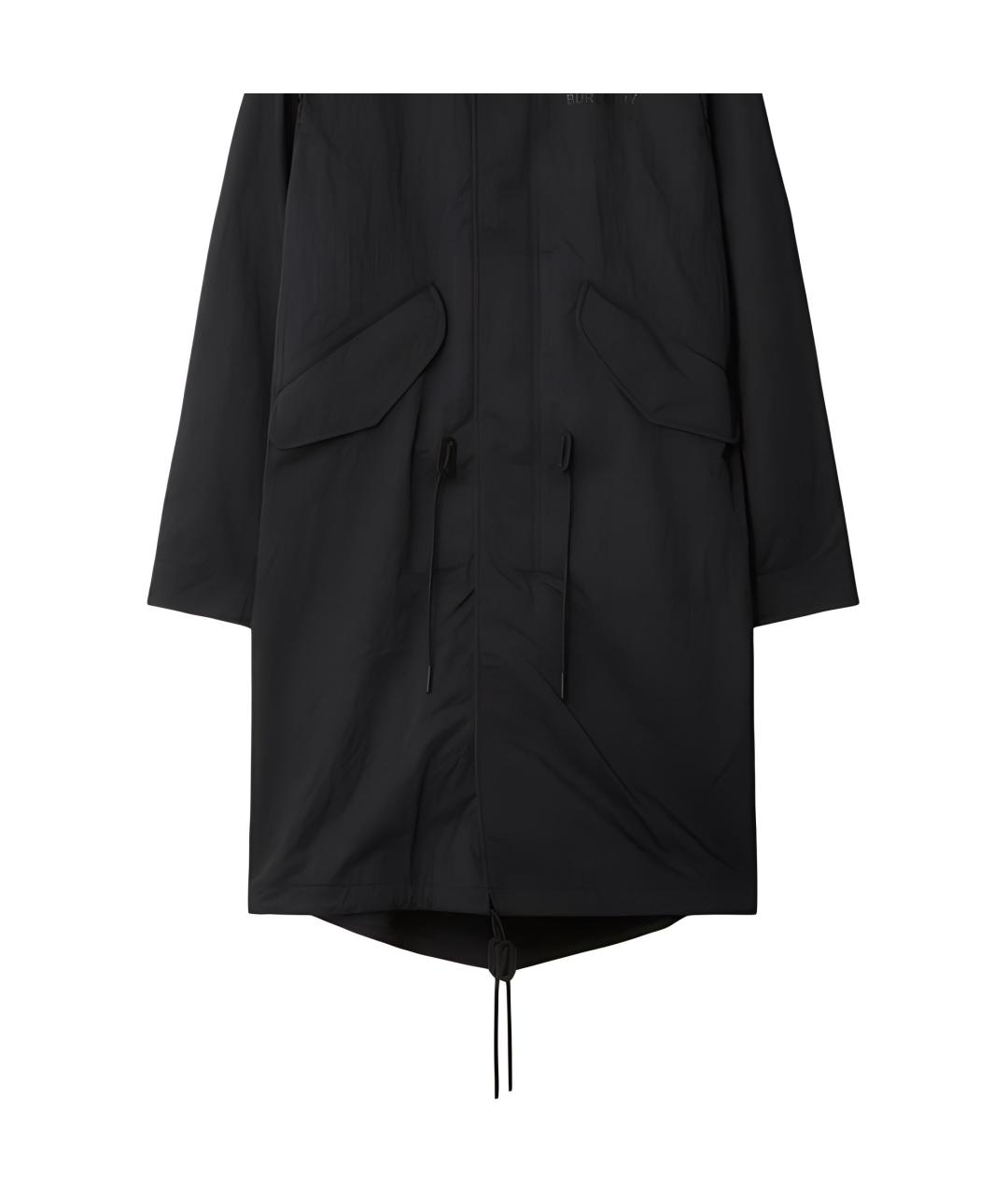 BURBERRY Черный тренч / плащ, фото 2