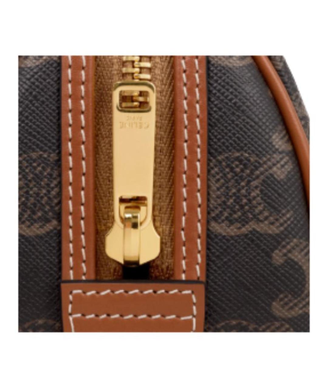 CELINE Коричневая сумка через плечо, фото 5