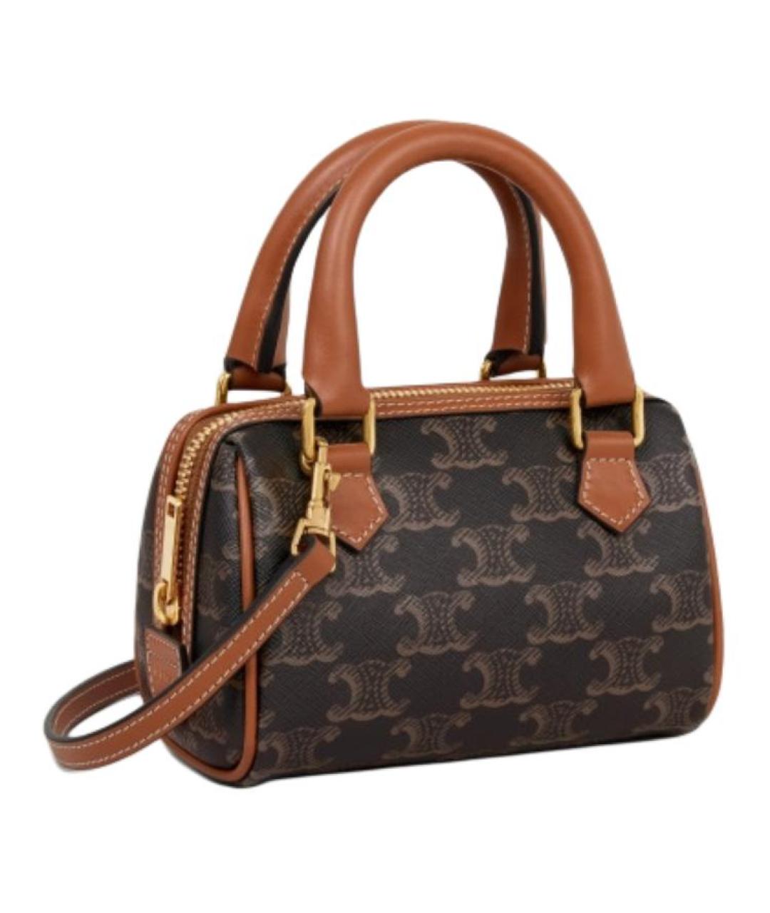 CELINE Коричневая сумка через плечо, фото 2