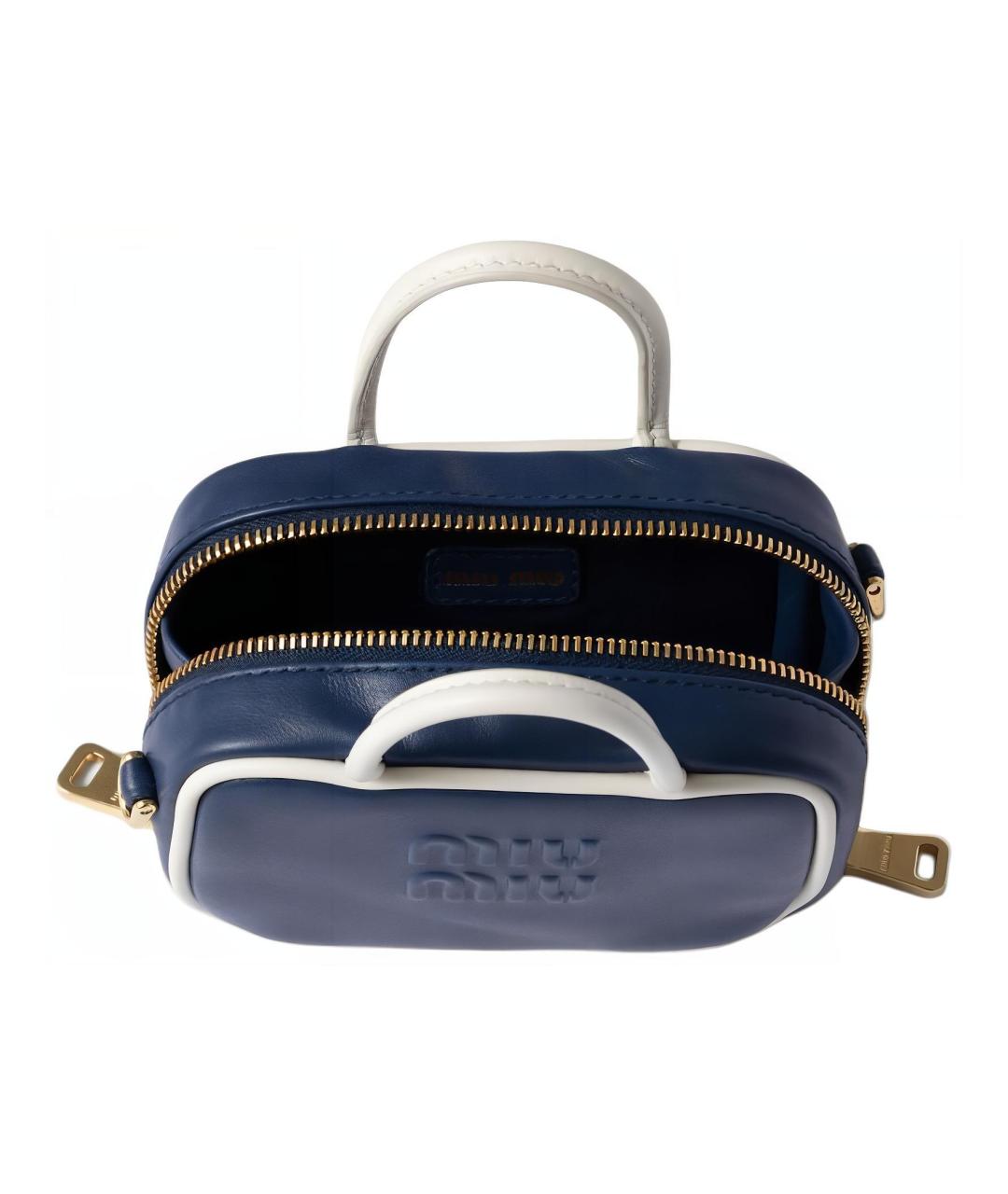 MIU MIU Синяя сумка через плечо, фото 4