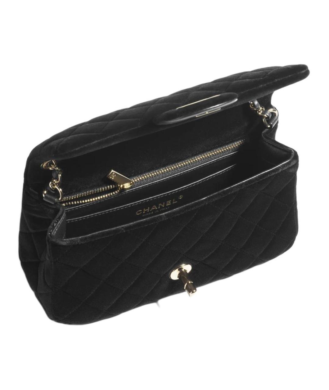 CHANEL Черная сумка через плечо, фото 3