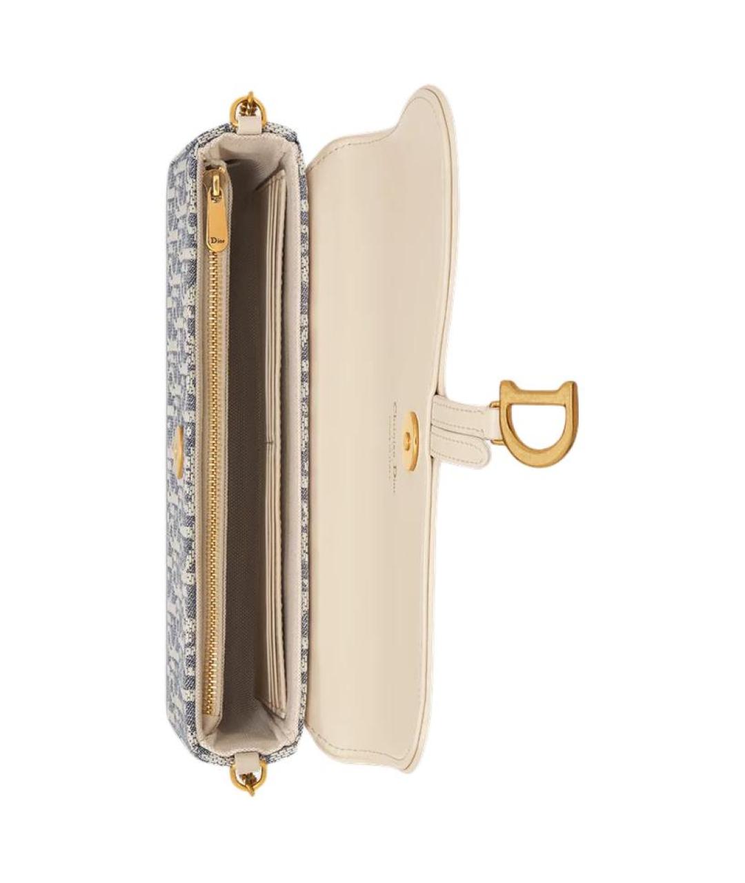 CHRISTIAN DIOR Синяя сумка через плечо, фото 5