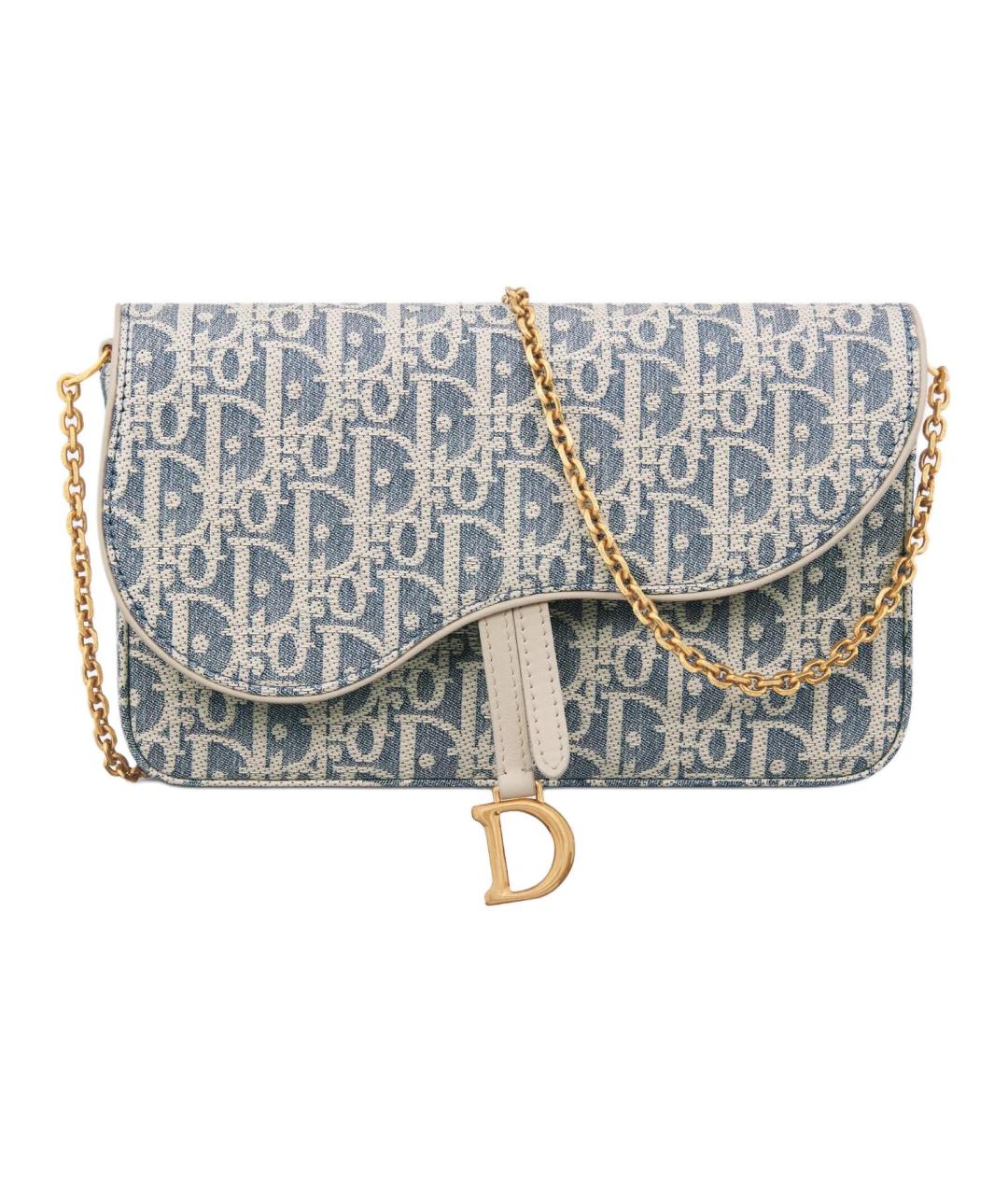 CHRISTIAN DIOR Синяя сумка через плечо, фото 1