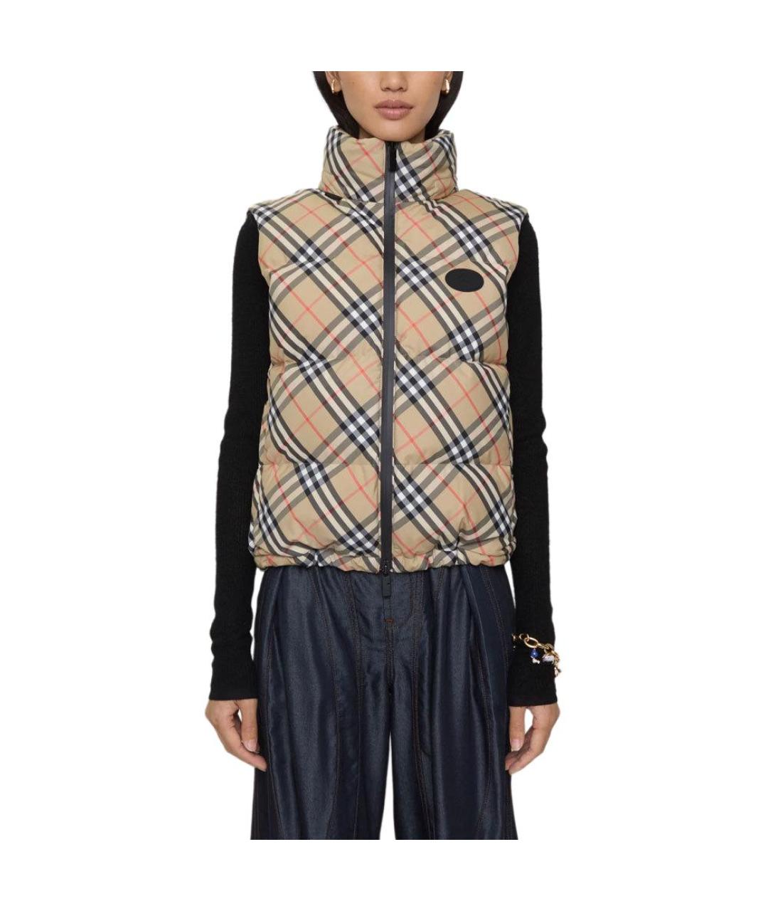 BURBERRY Бежевый жилет, фото 2