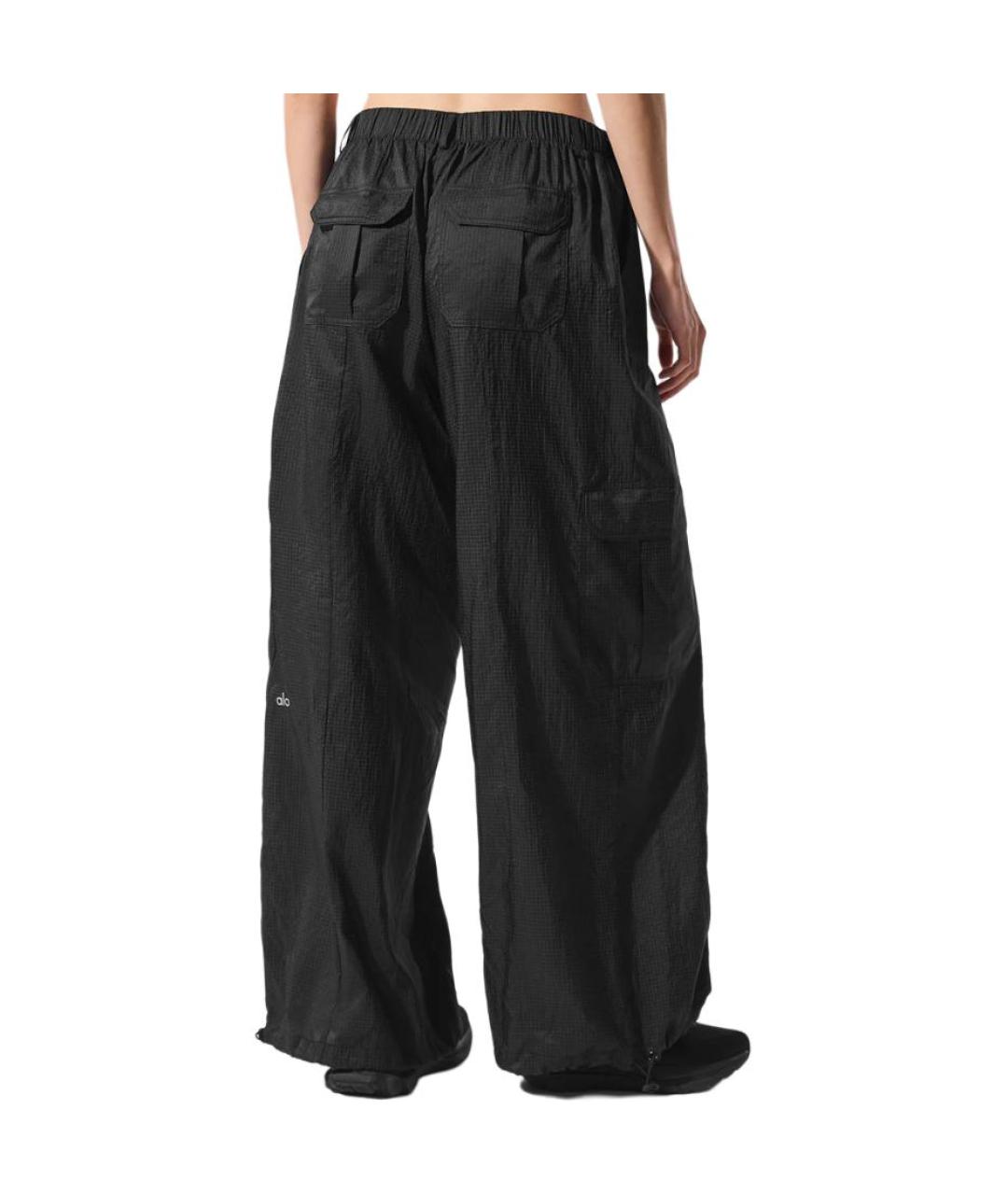 ALO YOGA Черные прямые брюки, фото 4