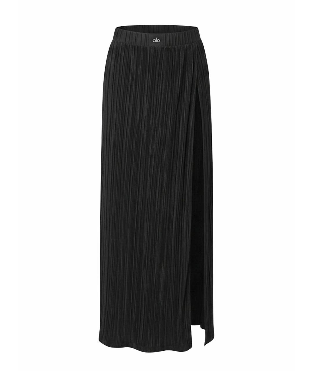 ALO YOGA Черная юбка макси, фото 1