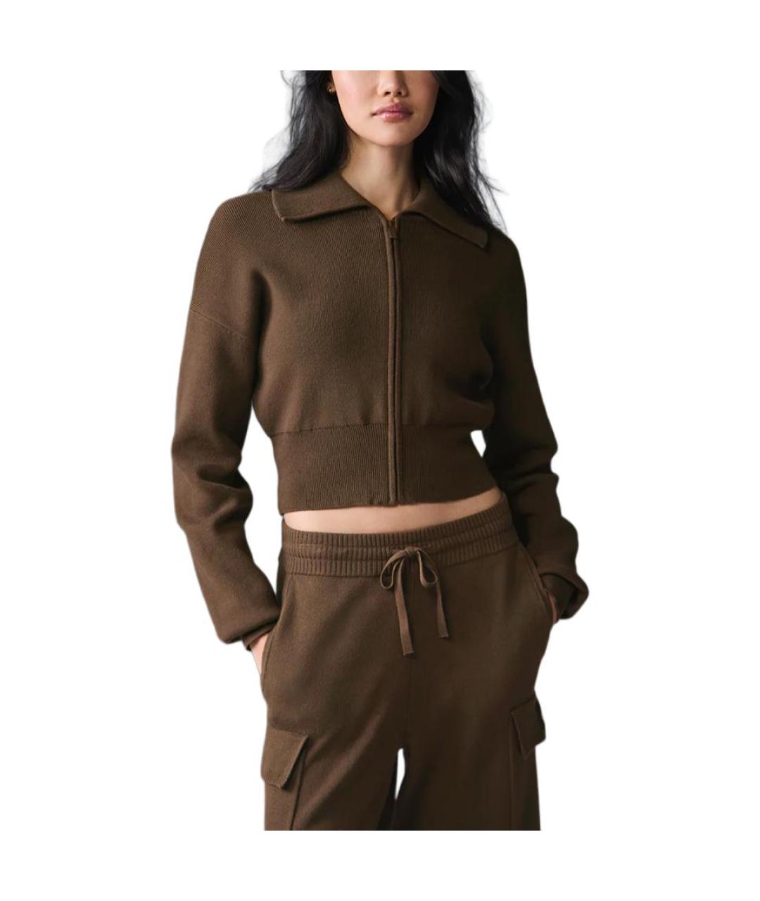 ALO YOGA Коричневая куртка, фото 3