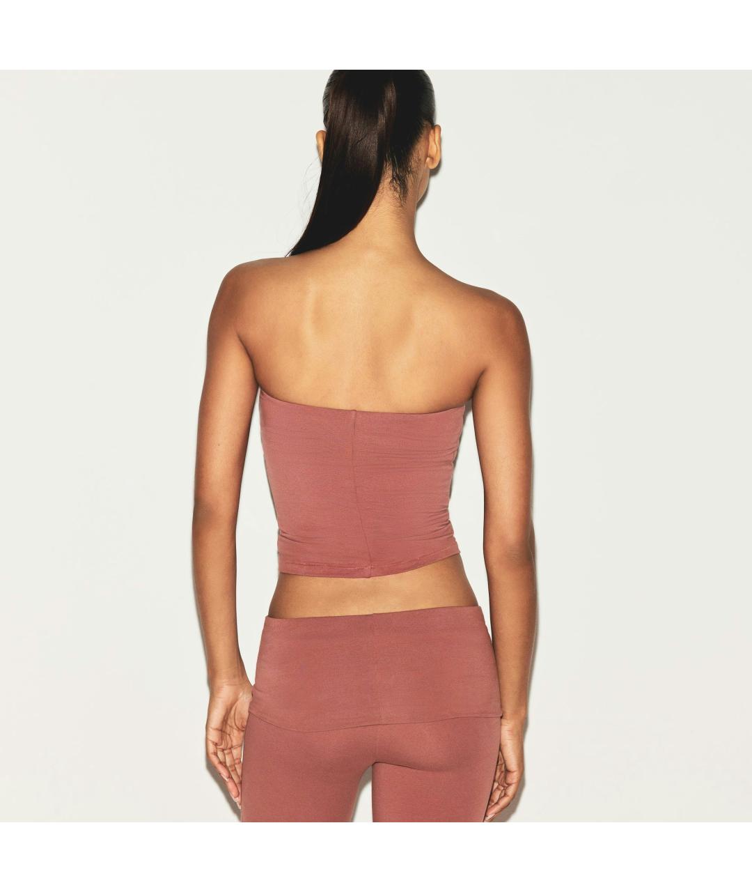 SKIMS Красная майка, фото 4