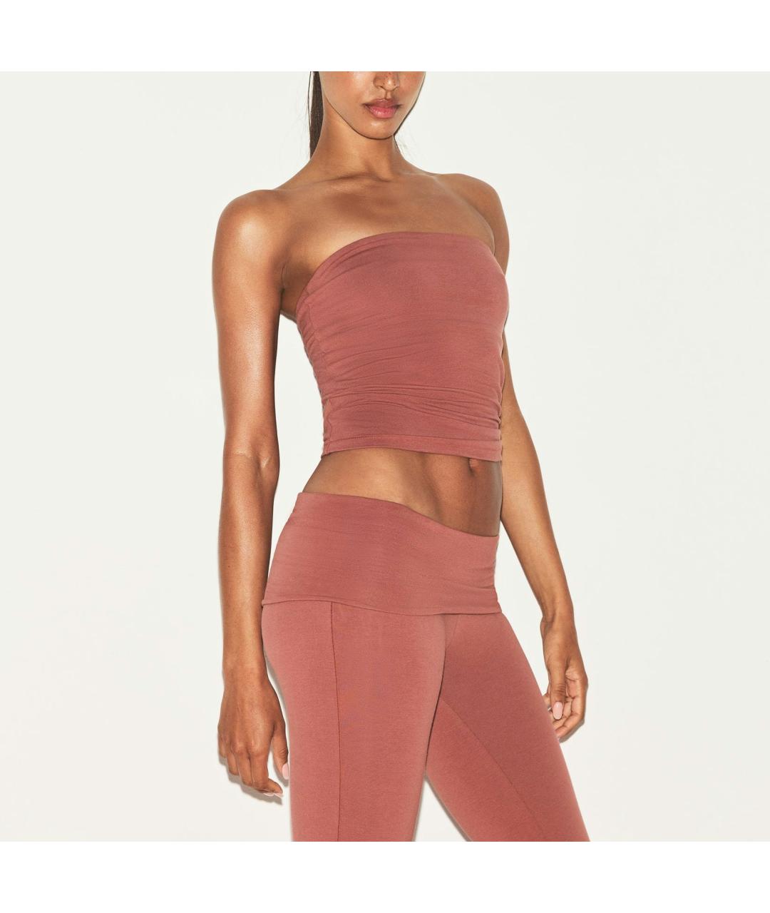 SKIMS Красная майка, фото 2