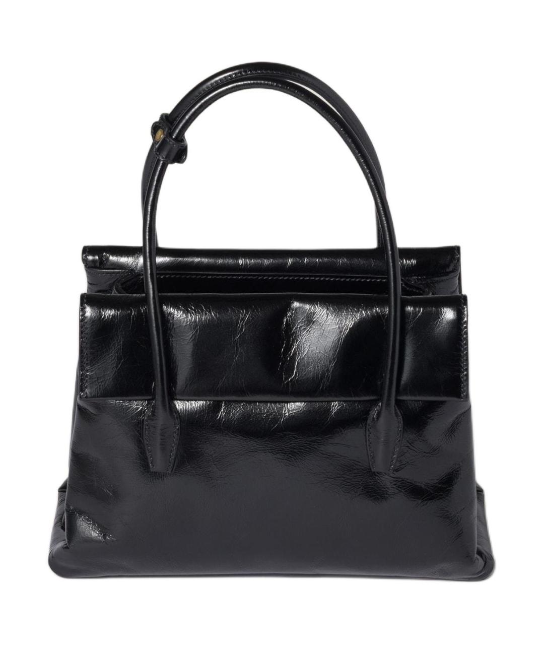 MIU MIU Черная кожаная сумка через плечо, фото 3