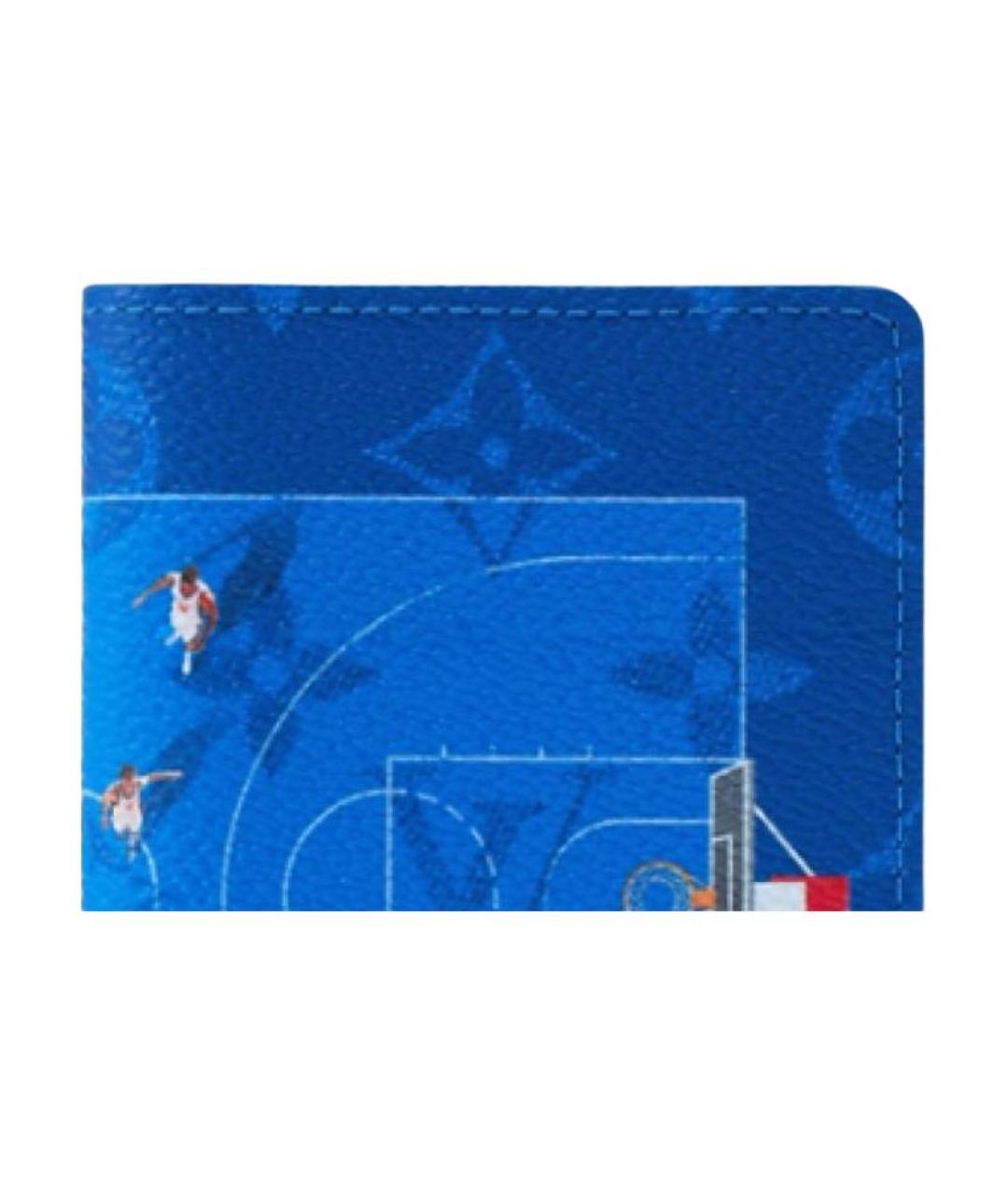 LOUIS VUITTON Синий кардхолдер, фото 5