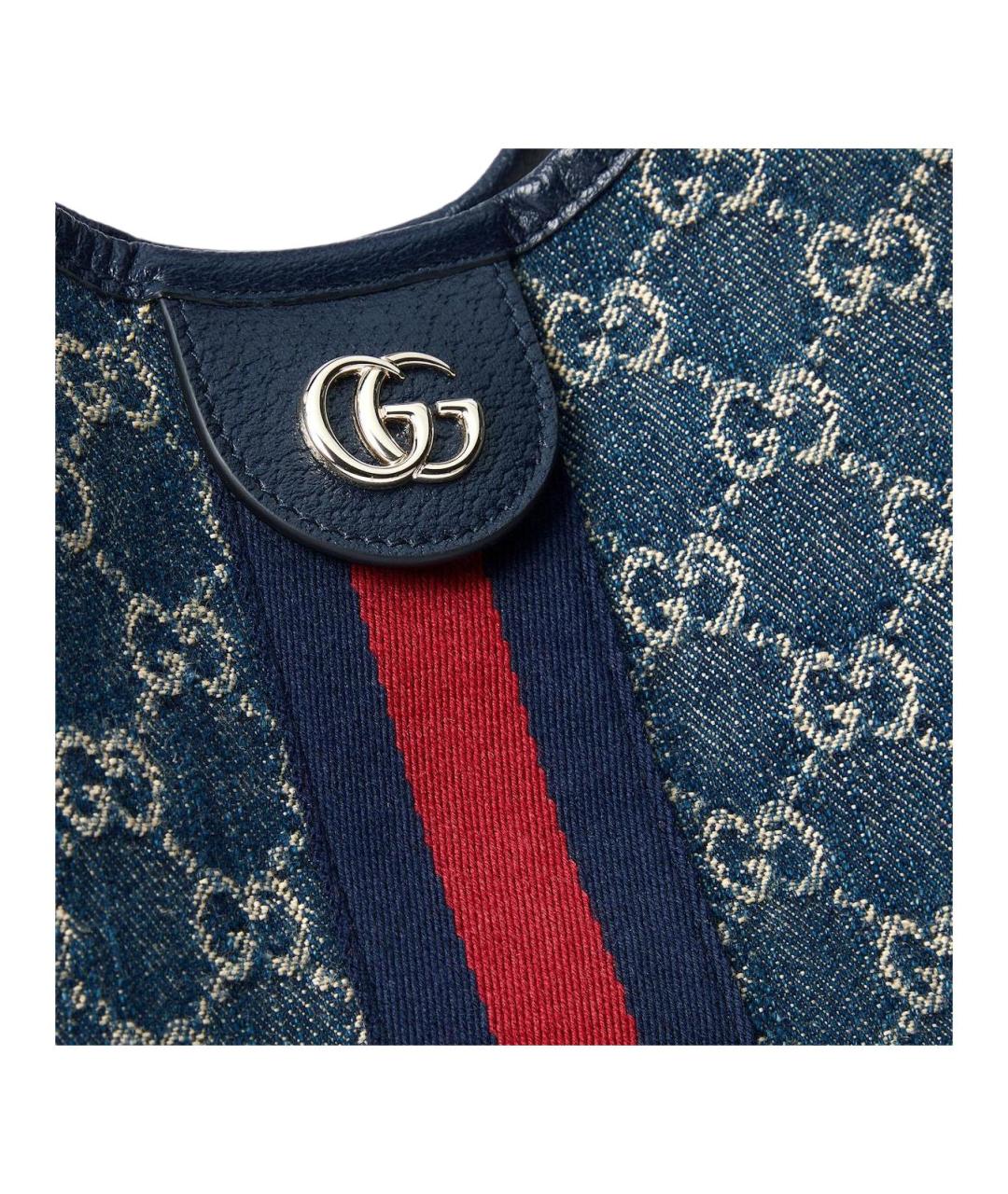 GUCCI Синяя сумка через плечо, фото 5