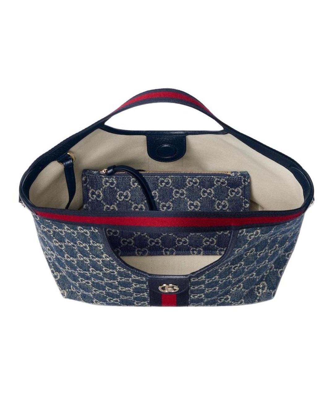 GUCCI Синяя сумка через плечо, фото 4