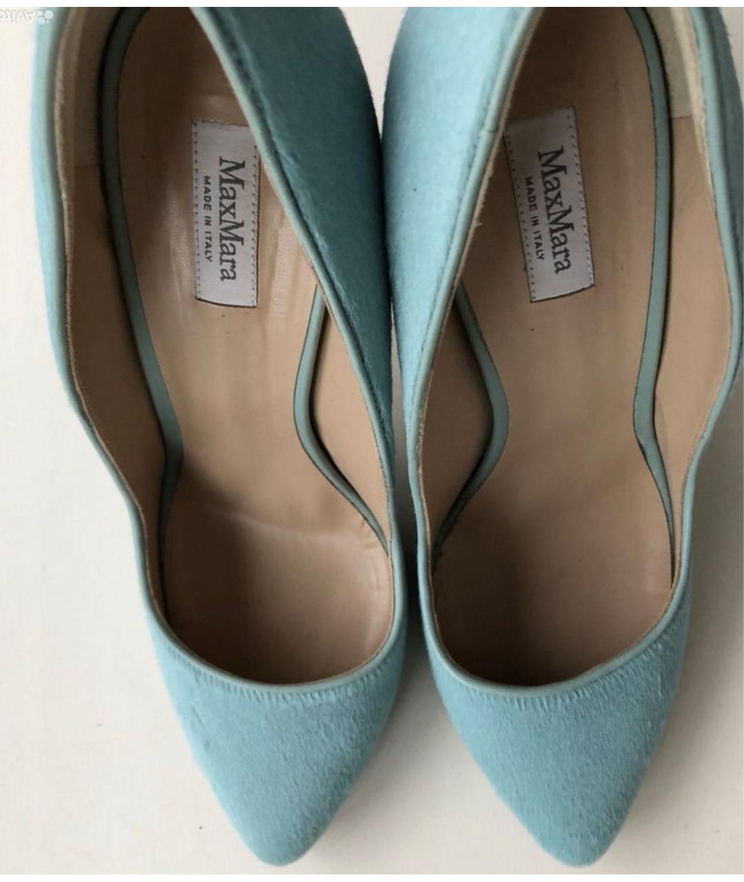 MAX MARA Бирюзовые туфли, фото 4