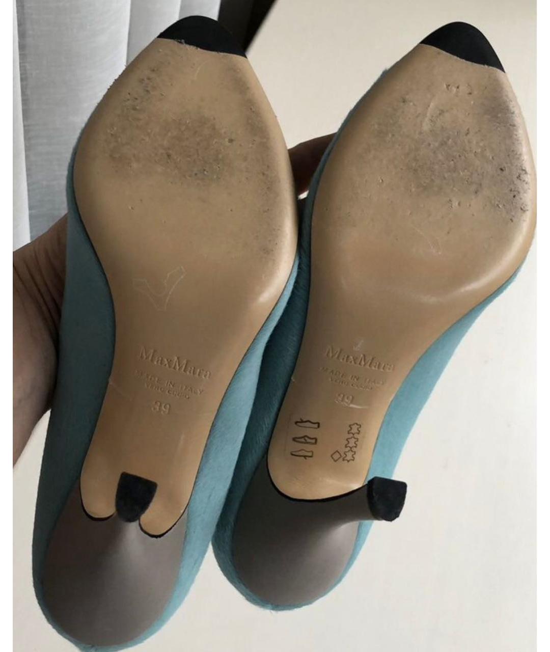 MAX MARA Бирюзовые туфли, фото 5