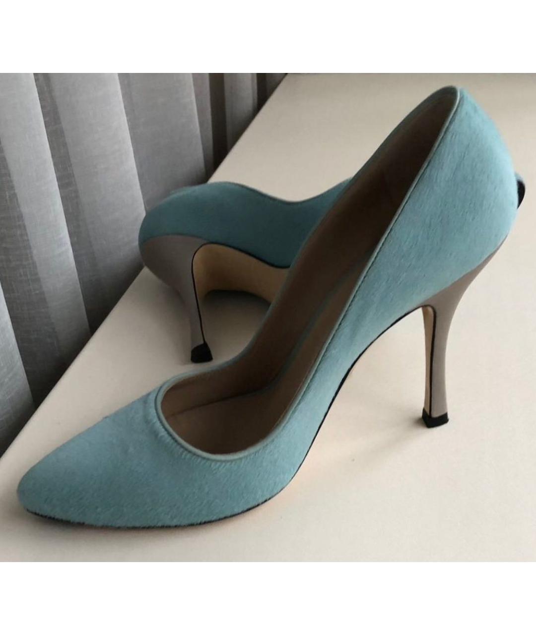 MAX MARA Бирюзовые туфли, фото 8