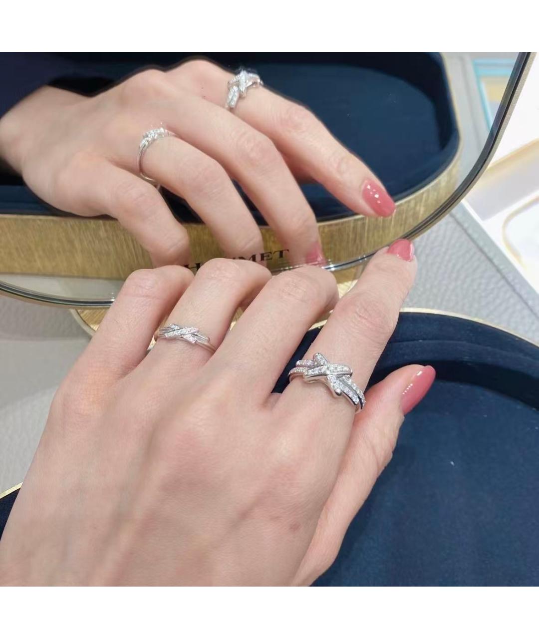 CHAUMET Серебряное кольцо из белого золота, фото 4