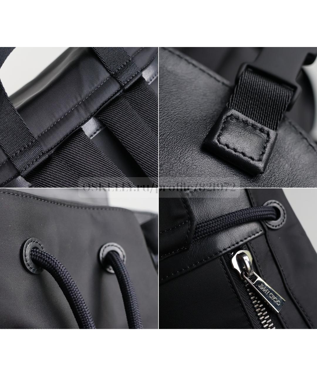 JIMMY CHOO Черный рюкзак, фото 8