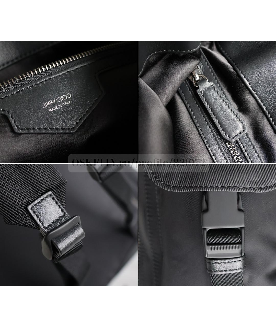 JIMMY CHOO Черный рюкзак, фото 9