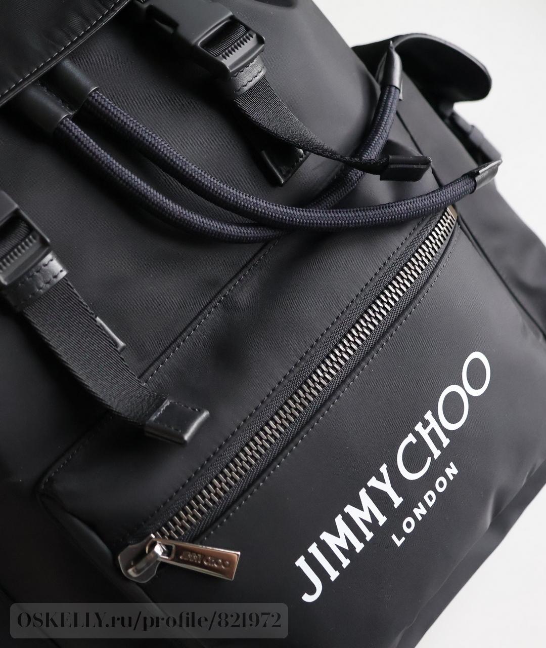 JIMMY CHOO Черный рюкзак, фото 6