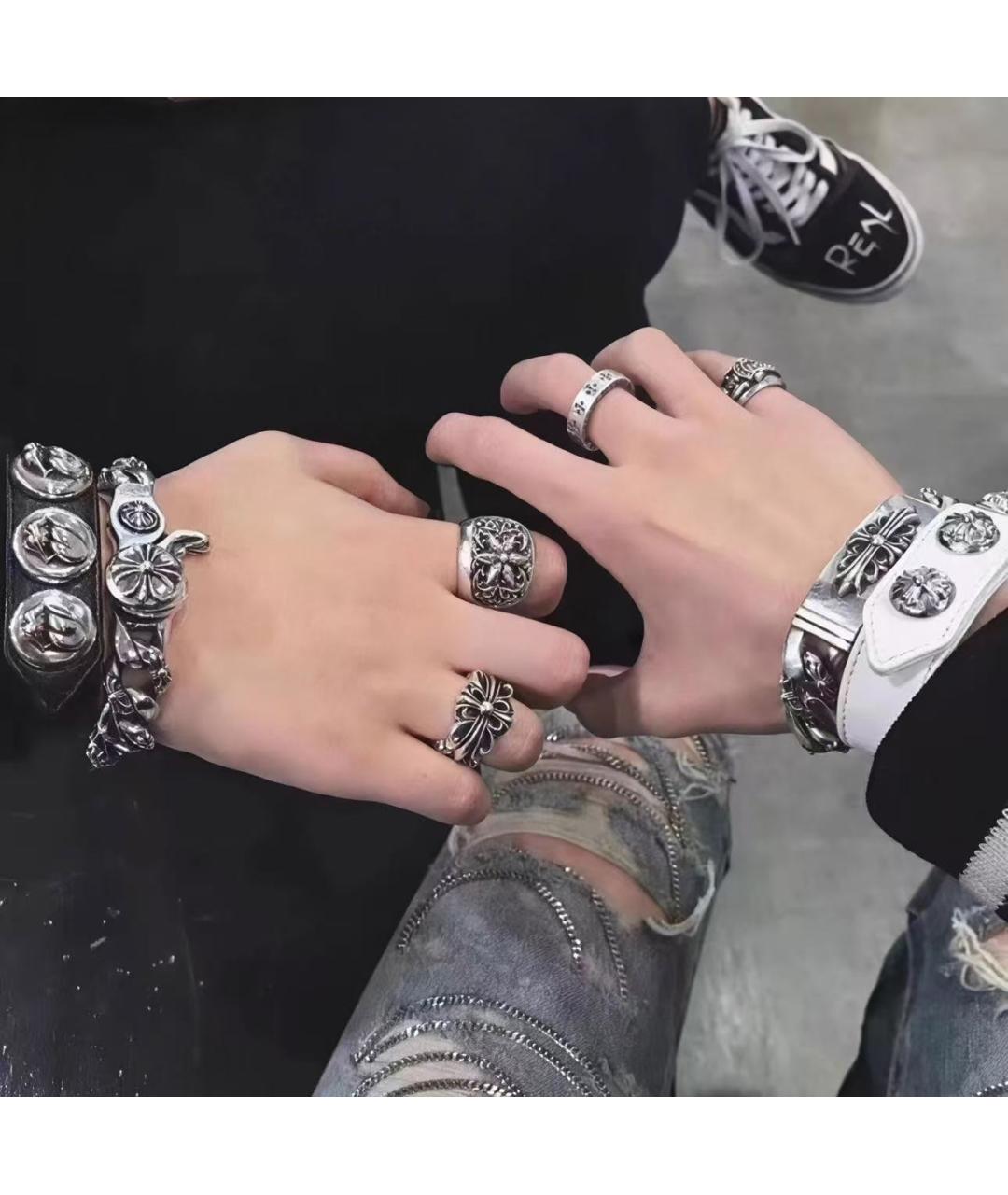 CHROME HEARTS Серебряное кольцо, фото 7
