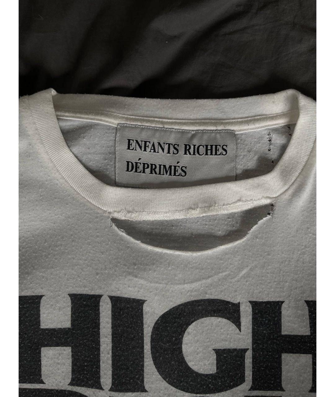 Enfants Riches Déprimés Белая хлопковая футболка, фото 3
