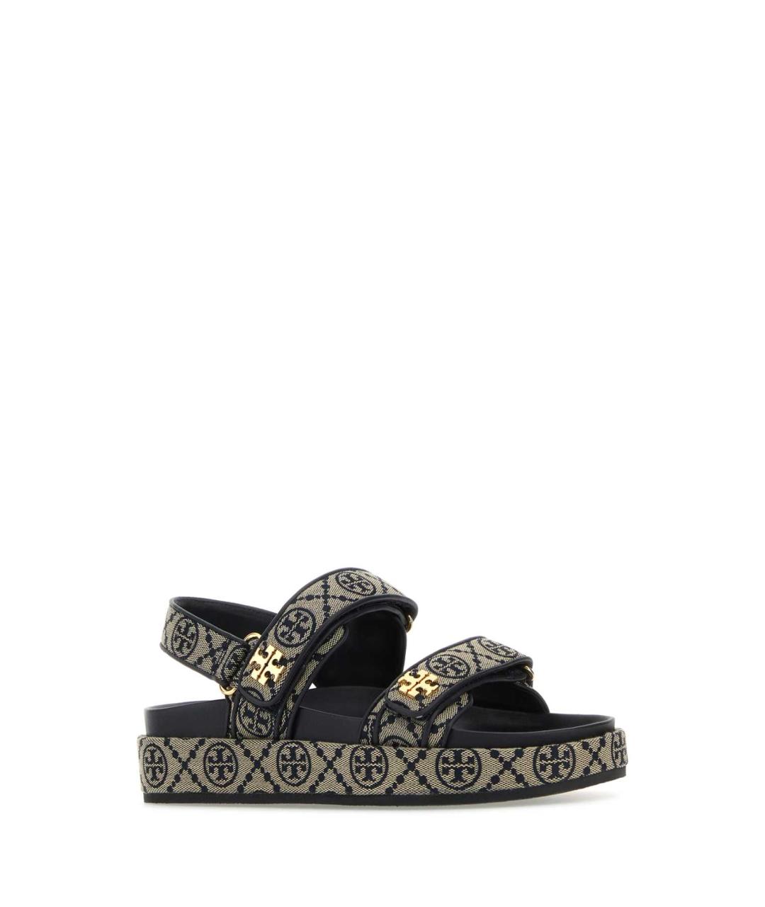 TORY BURCH Мульти кожаные босоножки, фото 2