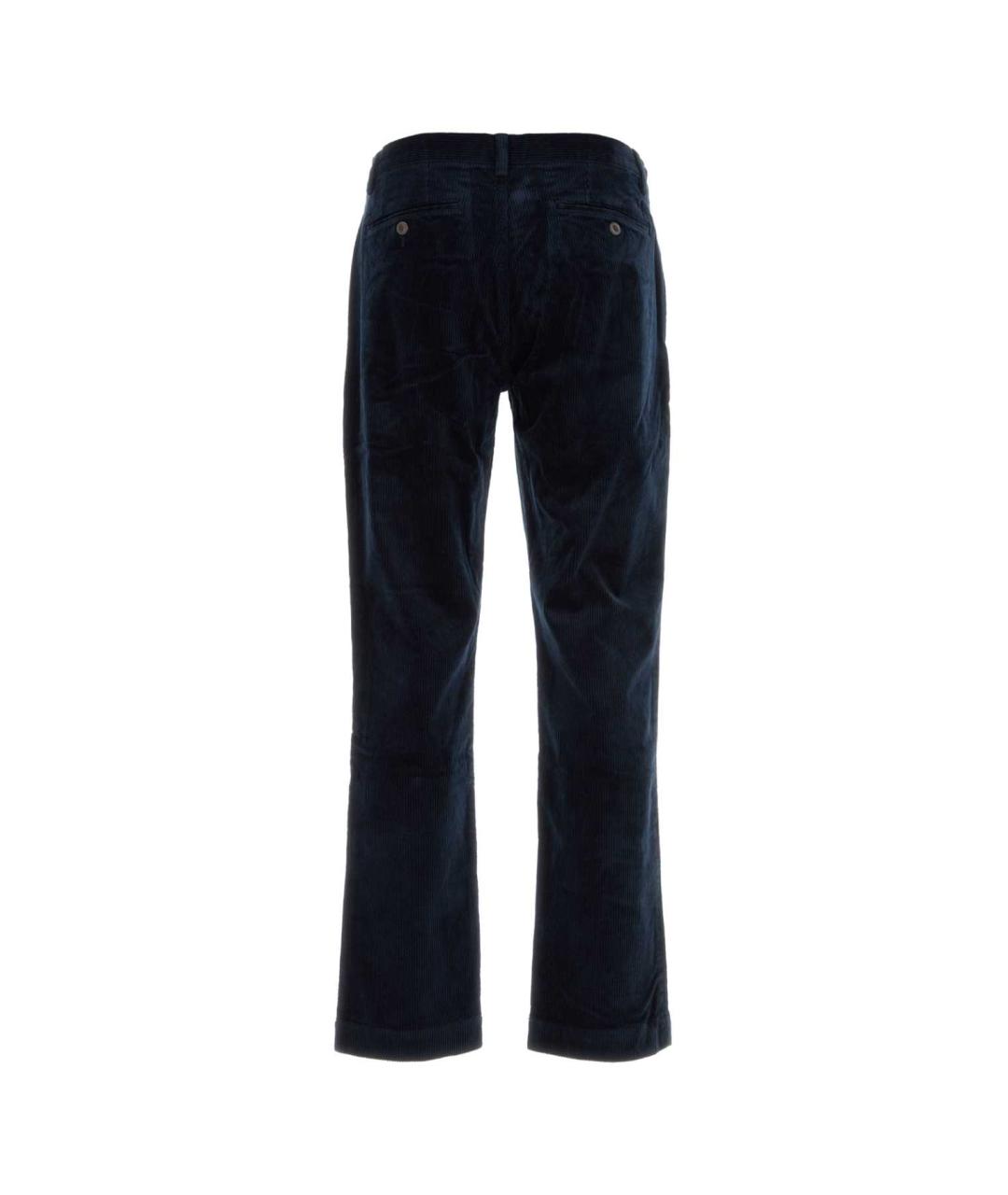 POLO RALPH LAUREN Синие хлопковые прямые джинсы, фото 2