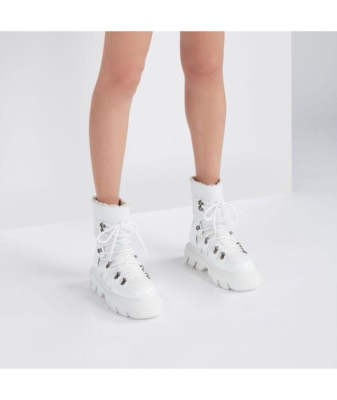 CASADEI Белые ботинки, фото 3