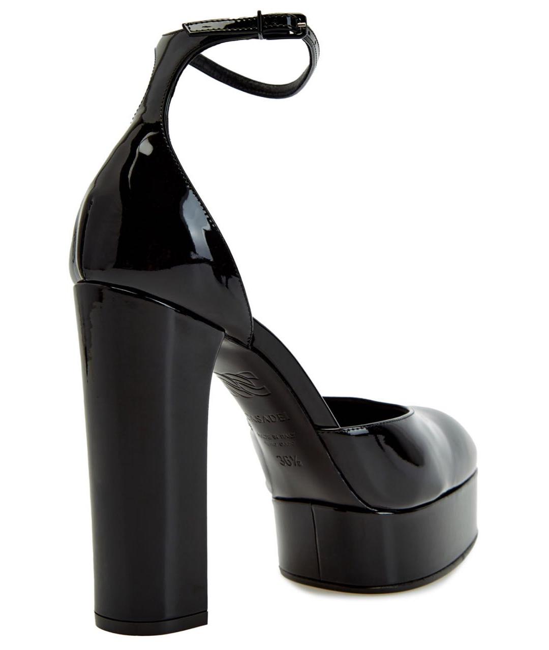 CASADEI Черные туфли из лакированной кожи, фото 2