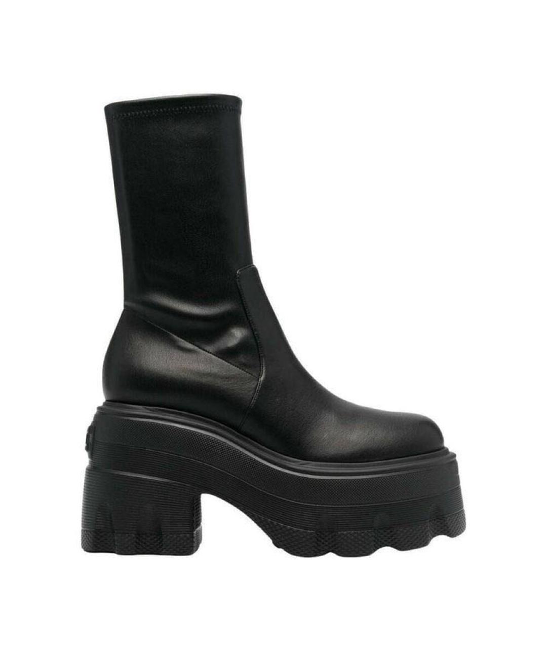 CASADEI Черные кожаные ботильоны, фото 1