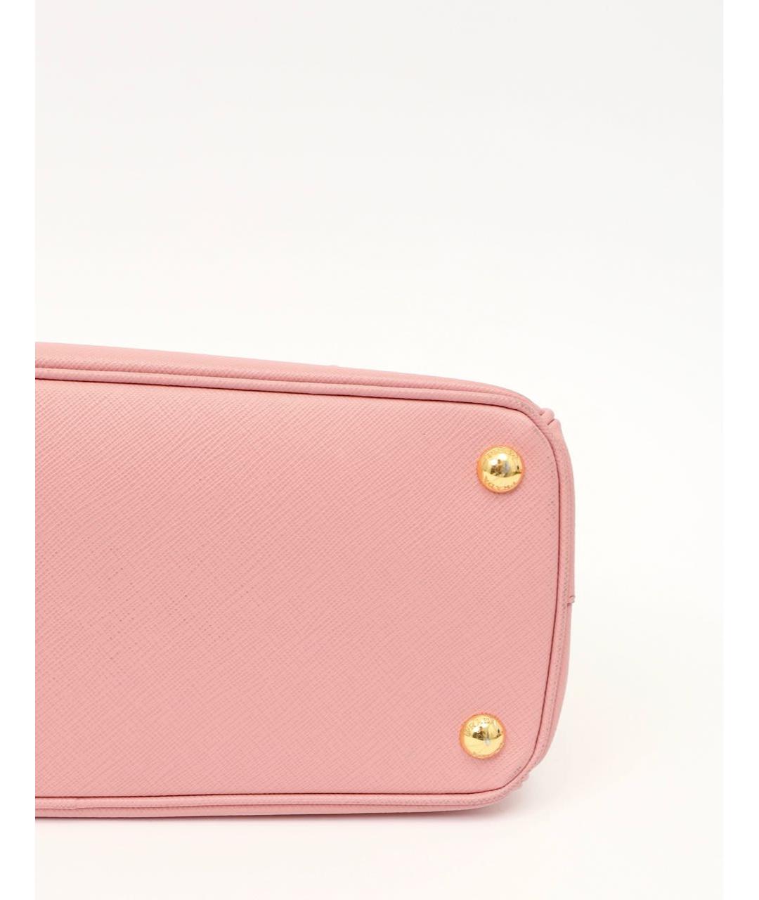 PRADA Розовая кожаная сумка тоут, фото 6