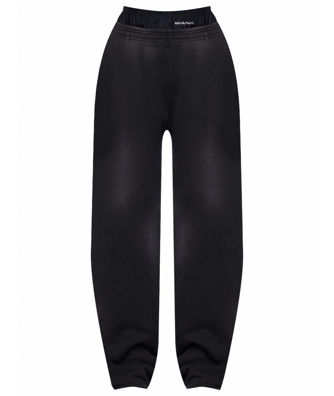 ALEXANDER WANG Антрацитовые брюки широкие, фото 1